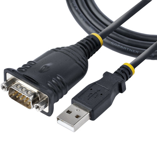 StarTech.com 3ft (1m) USB to Serial Cable, DB9 Male RS232 to USB Converter, Prolific IC, USB to Serial Adapter for PLC/Printer/Scanner/Switch, USB to COM Port Adapter, Windows/Mac StarTech.com 3ft (1m) USB to Serial Cable, DB9 Male RS232 to USB Converter, Prolific IC, USB to Serial Adapter for PLC/Printer/Scanner/Switch, USB to COM Port Adapter, Windows/Mac